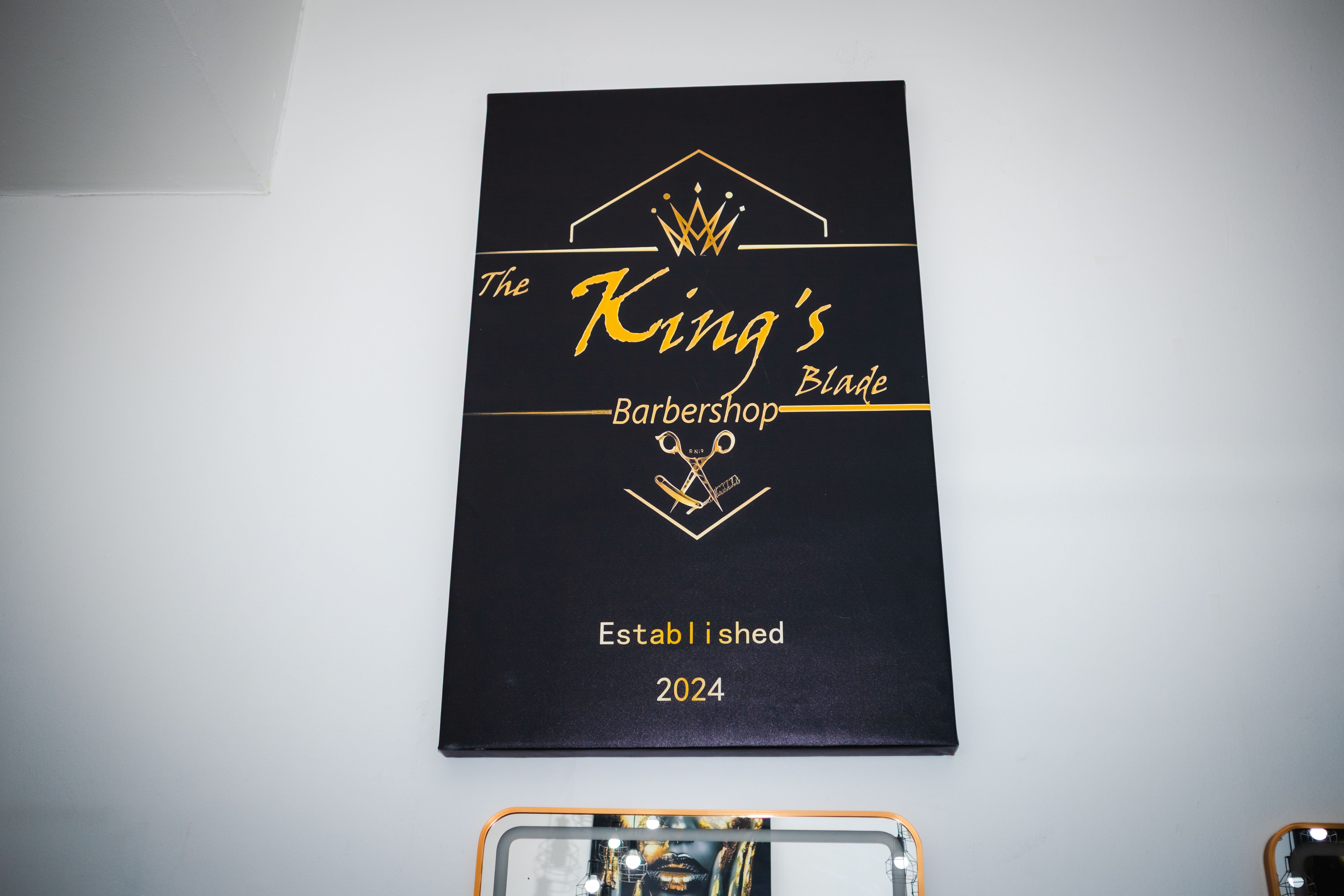 King's Blade wall branding